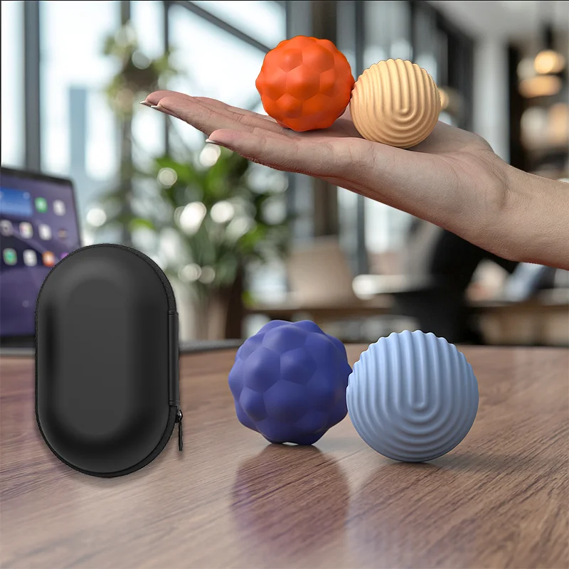 Silicone Magnetic Balls Fidget Toys Kids Autism ADHD Calming Sensory Toy Adults Anxiety Relief Stress Toys Large Size Worry Ball