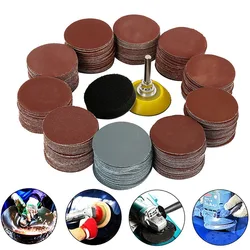 103Pcs DIY Sanding Discs Pad 100-3000 Grit 1/2Inch Abrasive Polishing Pad Kit for Dremel Rotary Tool Sandpapers Accessories