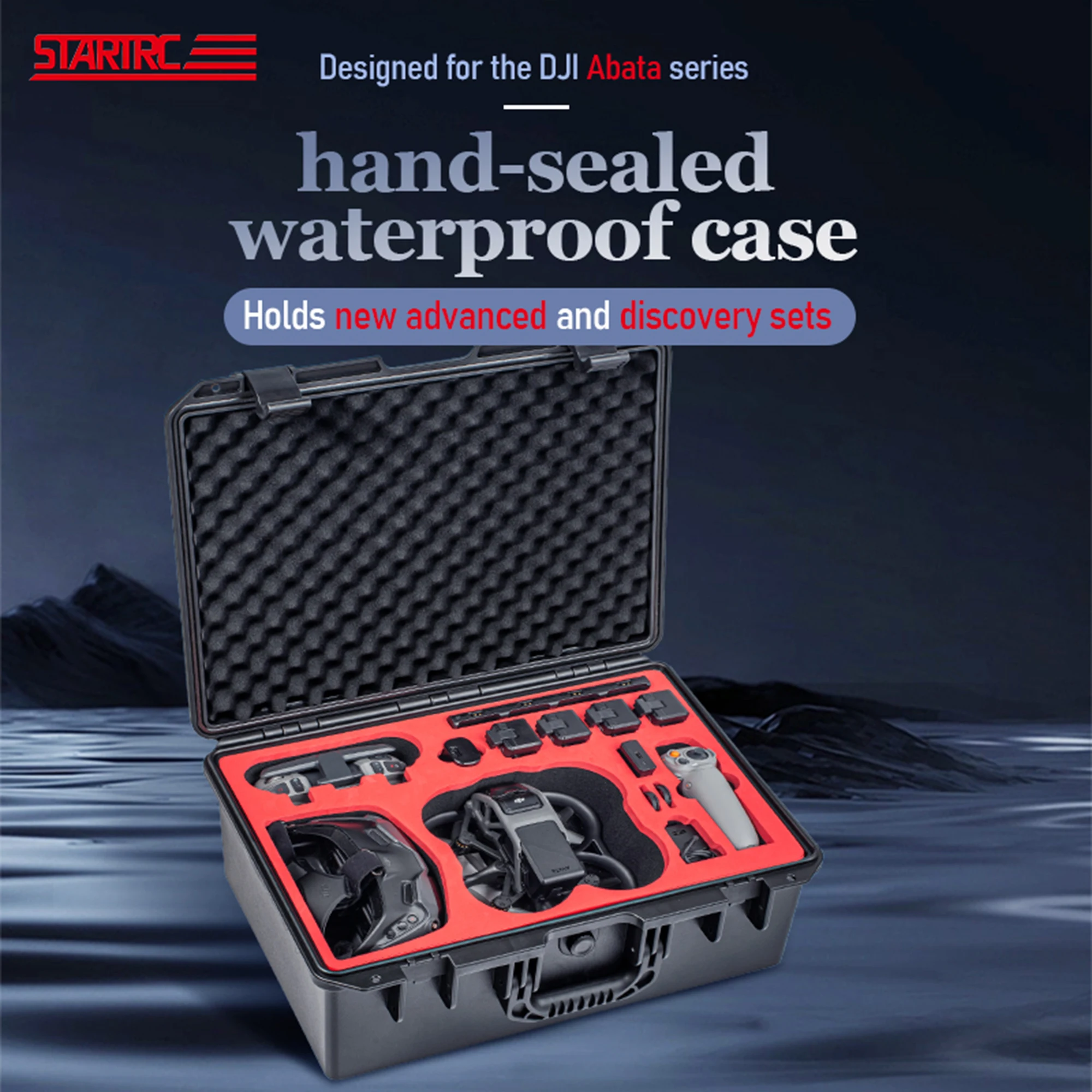 Waterproof Hard Case for DJI Avata Pro-View Combo (New) and DJI Avata Explorer Combo Accessories Explosion-proof Hard Case