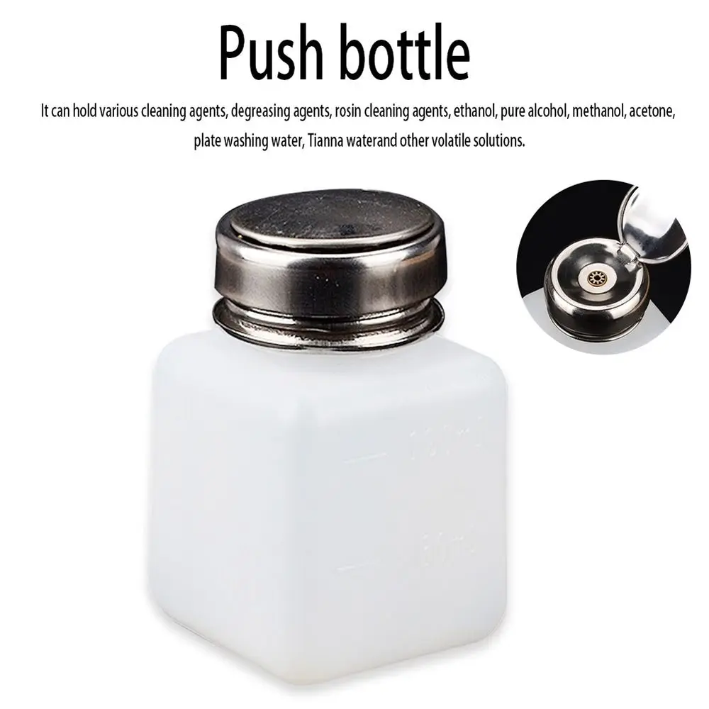 100/200/250/500ML Liquid Alcohol Split Bottle Anti Volatilization Flux Bottle Press Type Split Bottle