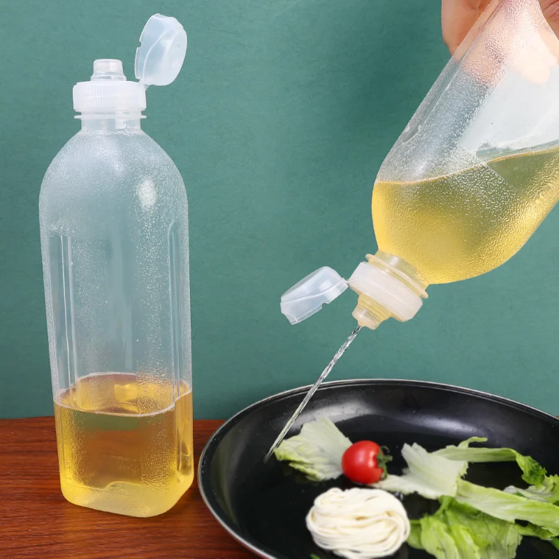 Squeeze Seasoning Bottles oil spray bottle oil bottle 1000ML Multifunction Sauce Oil Bottle Screaming Oil Control Bottle High Temperature Resistance Soy