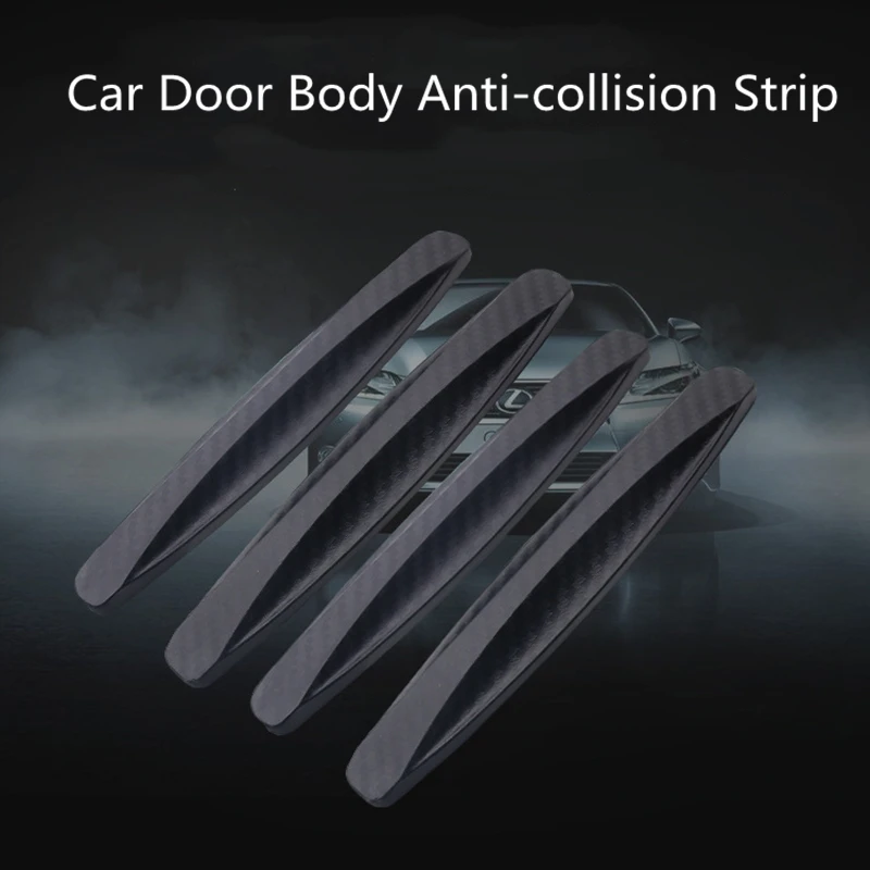Car Bumper Guard Strip 4Pc Anti Collision Car Sticker Door Edge Guards Trim Molding Protection