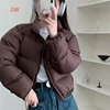 Women's Jacket New Korean Version Stand Collar Short Cotton-padded Jacket Thickening Warm Parkas Winter Jackets for Women Coat 2