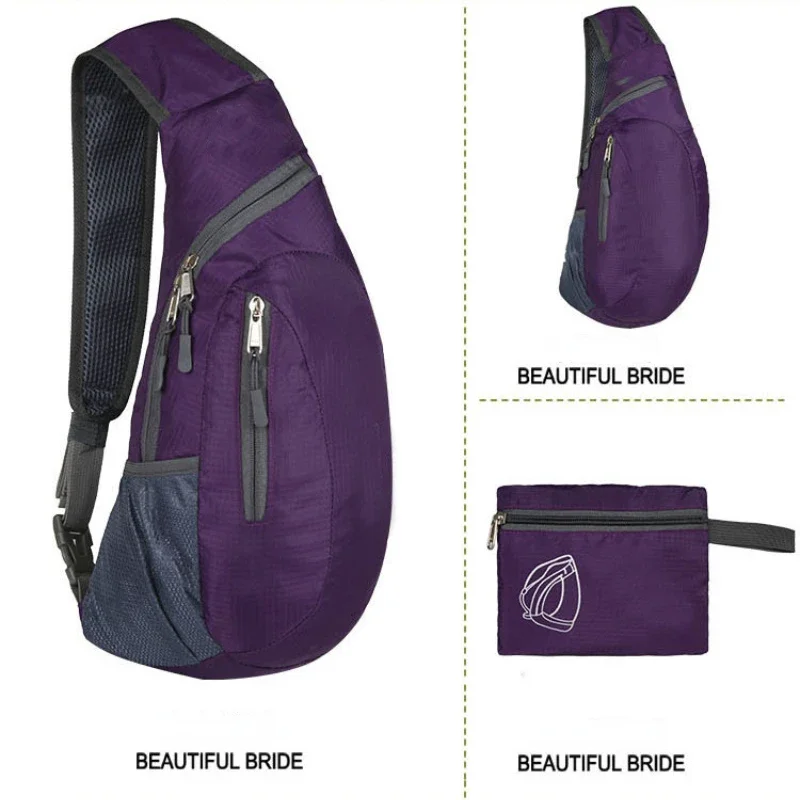 Male Female Sport Messenger Single Shoulder Crossbody Bag Outdoor Hiking Waterproof Chest Pack Men Bag