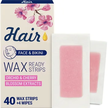 40 PCS Professional Hair Removal Wax Strips for Summer Depilation Double Sided Cold Wax Paper for Leg Body Face Useful