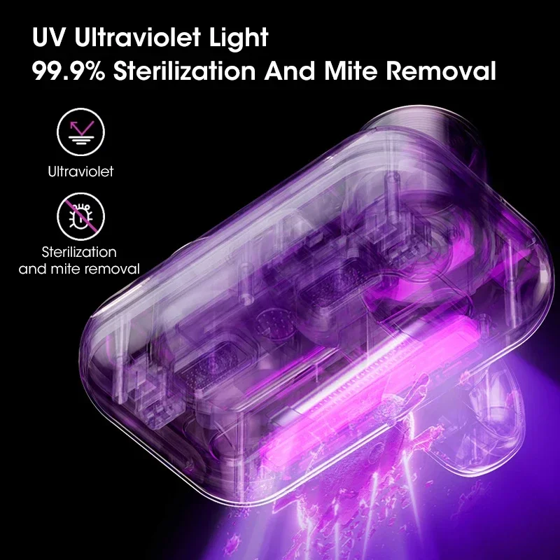 10Kpa السرير العث مكنسة كهربائية 5 في 1 اللاسلكي U...