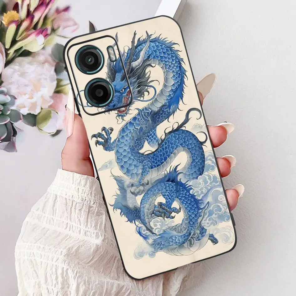 Elegant Black Butterfly Flower Silicone Phone Case - New Fashion 2024 Edition