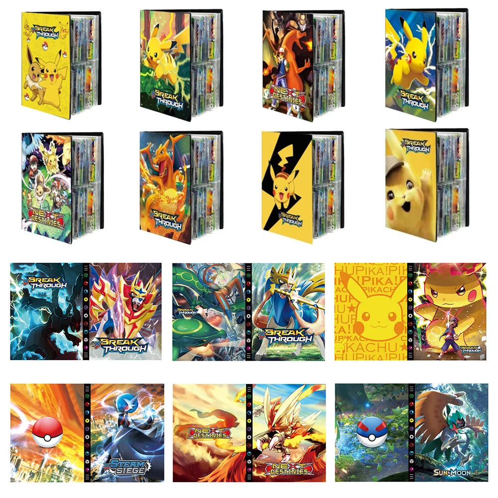 Pokemon 9 pocket 432 kaart pokemon album boek anime kaart spel pokemon kaarten collectie houder