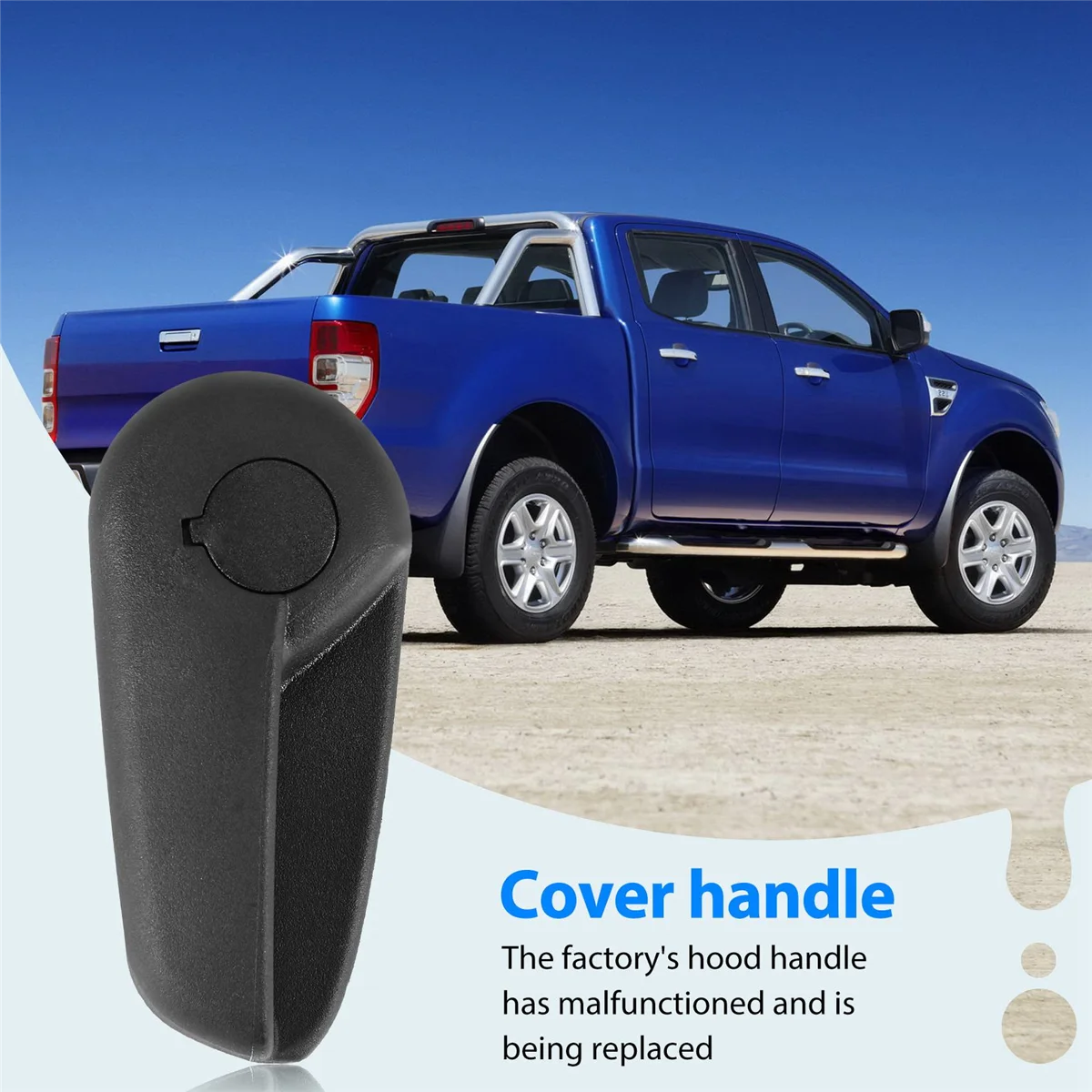 Bonnet Release Cable Handle For Ford Mondeo Mk4 Galaxy S-Max 1430917