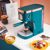 Espresso 20bar Coffee Machine Semi Automatic Cafe Powder Cappuccino Electric Coffee Maker DL-KF5400 220V 1.2L 1