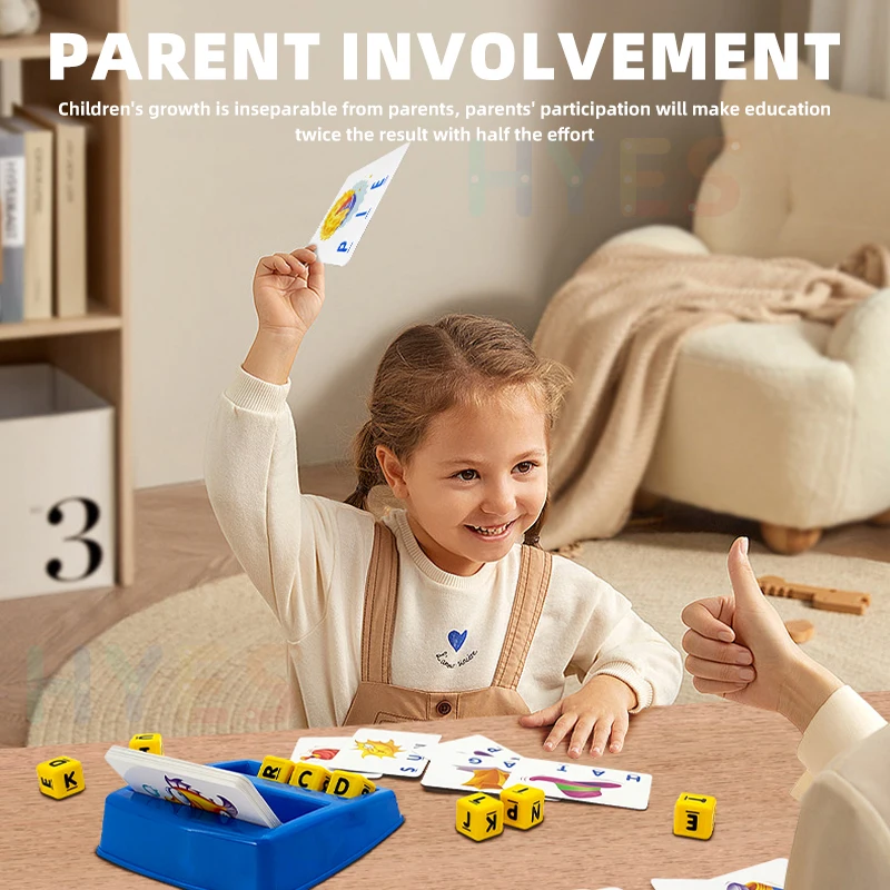 Letter Matching Early Educational Toys Baby Letters Cards Match Game Boys Girls Preschool Learning Language Interactive Toy Gift 4