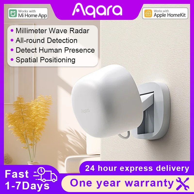 

Aqara FP1 Human Presence Sensor Zigbee 3.0 High Precision Sensing Smart Home Support Apple Homekit Human Presence Sensor FP1