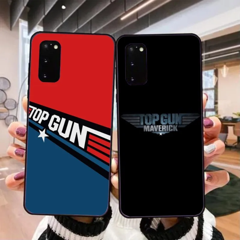 Custodia Per Telefono Maverick Top Gun Per Realme Gt 2 9I 8I 7I Pro X50 X2 C35 C21 C20 C11 C3 Cover Morbida Nera Funda Shell