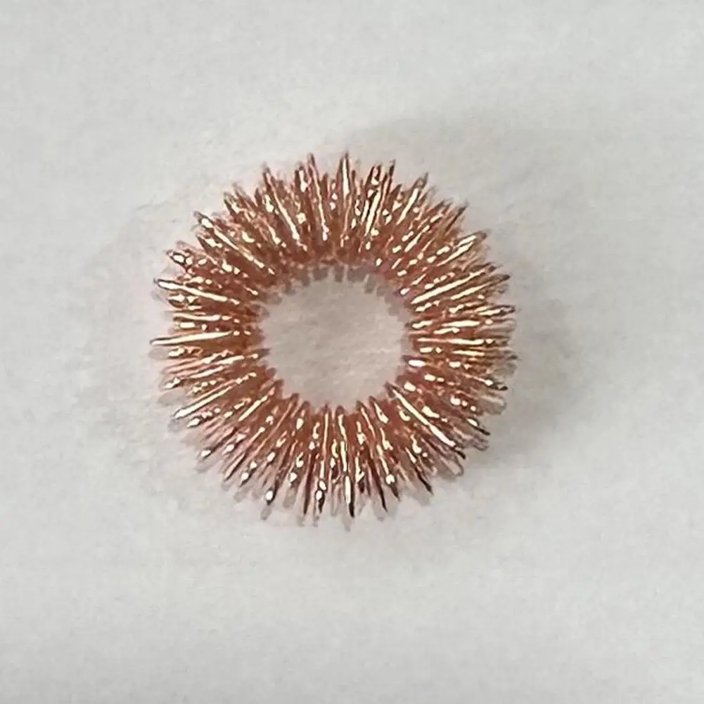 

5Pcs Useful Mini Spring Finger Massage Rings Decompression Toys Multipurpose Reduce Fatigue