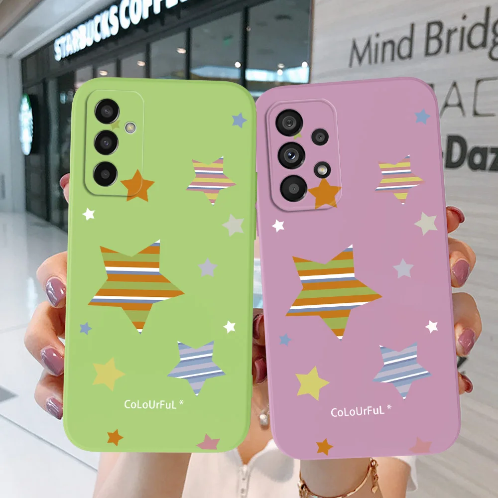 Custodia Per Samsung Galaxy J2 Core J2 J4 J6 J8 2018 Plus + Cover Per Telefono Soft Silicon Stars