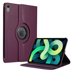 Premium Rotating Leather Smart Cover - iPad 11 2025 (Purple)
