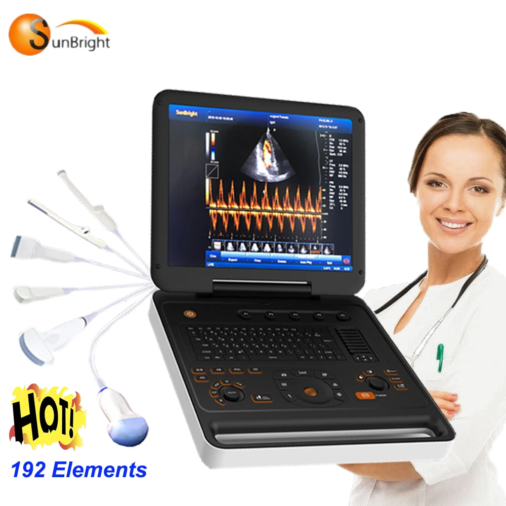 Scanner Ad Ultrasuoni Portatile Per Dispositivi Ecografo Sun-906C Più Economico Msk Ob Gyn Per Le Vendite