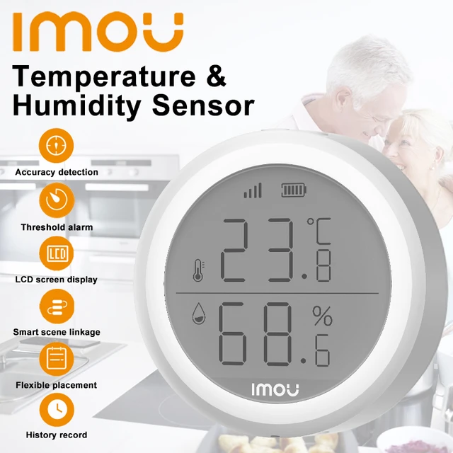 Imou ZTM1 WiFi Temperature Sensor Wireless Humidity Sensor Room