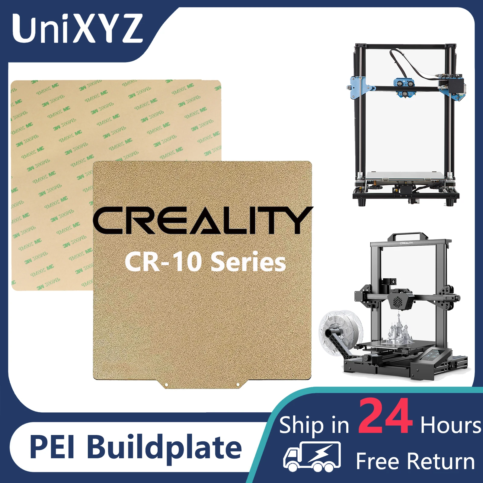 For Creality CR10 PEI Magnetic Build Plate Double Side Spring