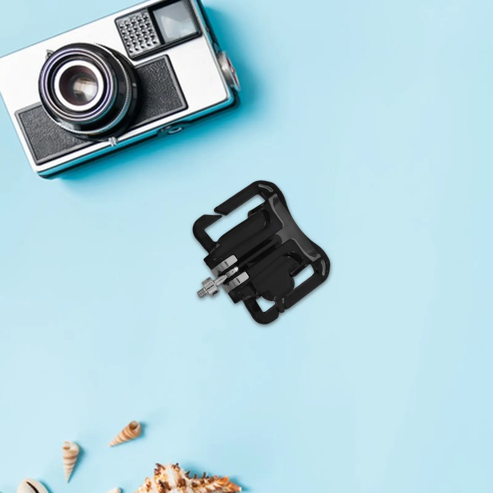 1세트 DSLR 카메라 허리 홀더 퀵 릴리스 벨트 클립 가볍고 튼튼하며 안전하고 휴대 가능하며 야외 사진 촬영에 편리함