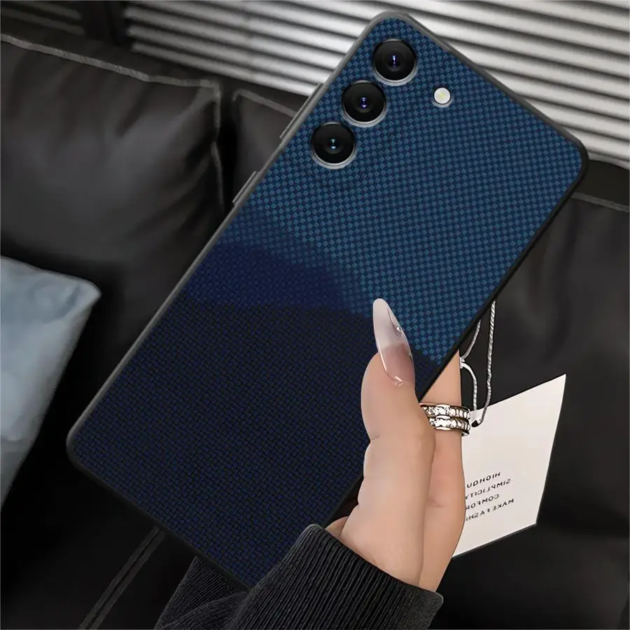 Black Woven Universal Phone Cover Case