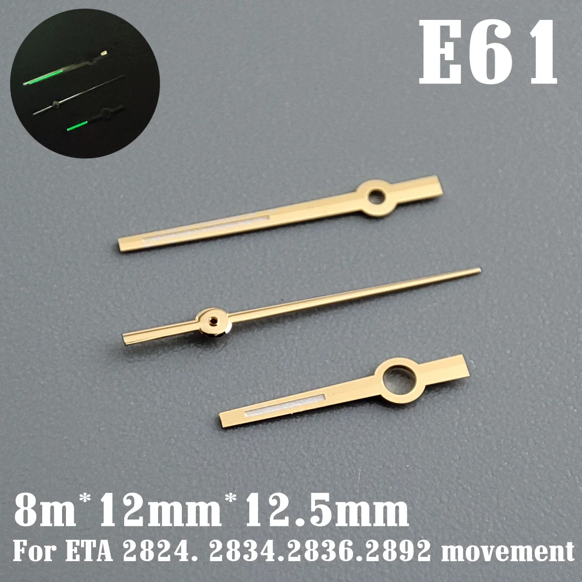 Green Super Luminous Watch Hands