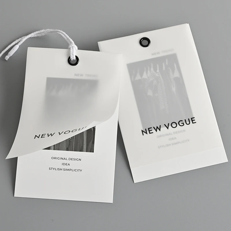 

Clothing Hangtag Custom-made Simple Fashion Label Hangtag Custom-made Soft Glue Tear Not Rotten Hangtag Custom-made