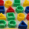 Shape Matching Board Montessori Present Colorful Cultivate Logical Thinking Skills for 3+ Years Old 5