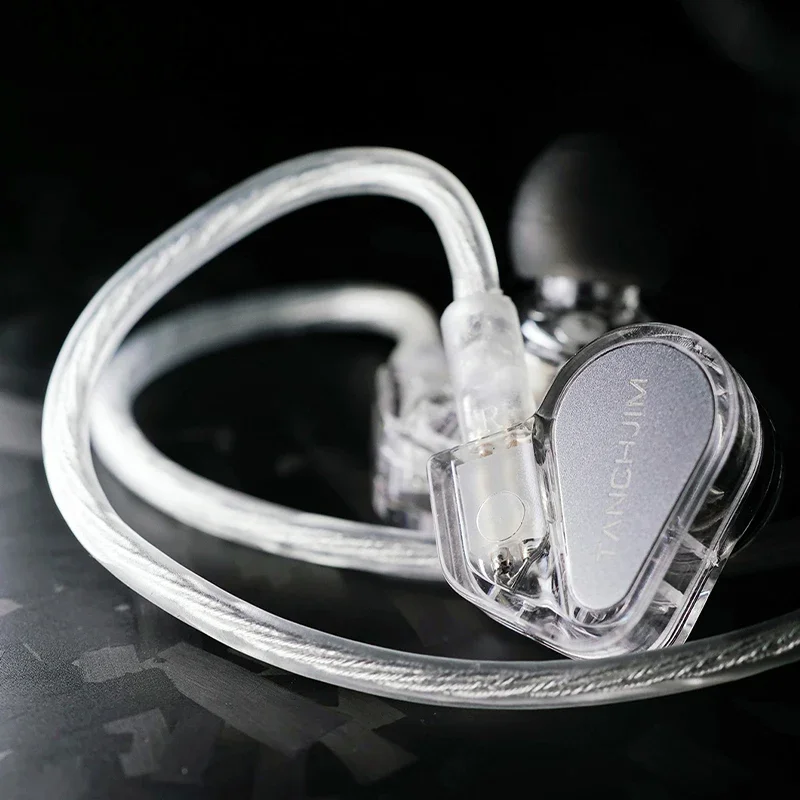 TANCHJIM BUNNY Wired Earbuds In Ear HiFi DMT4 Ultra High Quality Earbuds Maze style Single Action Drive Earbuds customizable 5