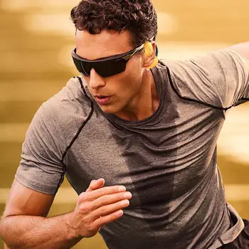 Wireless Sport Earbuds Over Ear Wireless Stereo Headphones Open Ear Headphones For Daily Life Camping Home Rechargeable 4