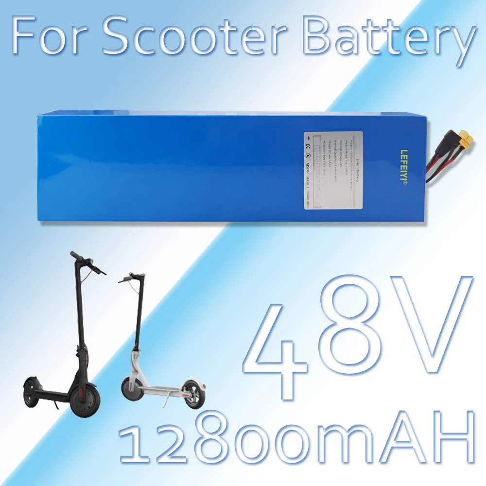 

48V 12800mAh Rechargeable 18650 Lithium ion battery 13S4P battery pack