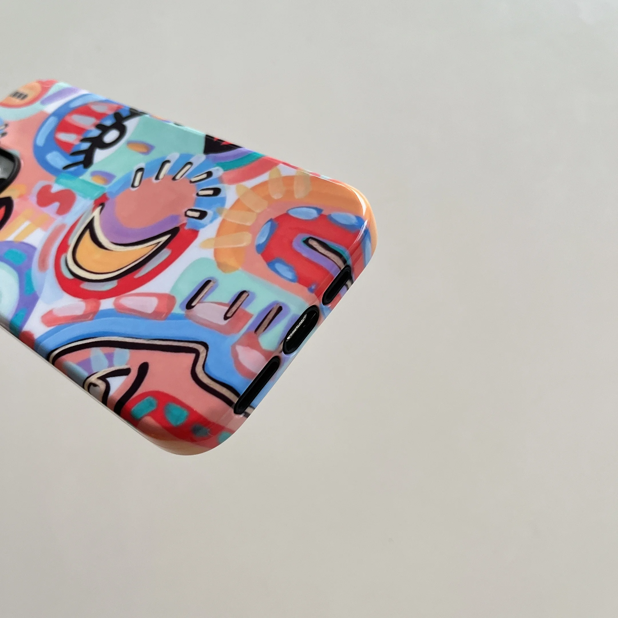 Random Abstract Oil Painting Case for iPhone