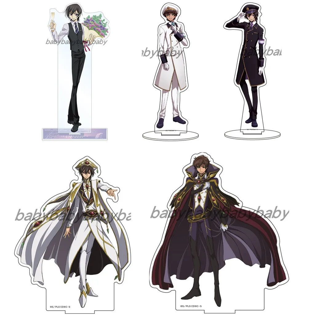 CODE GEASS Anime Figures Lelouch Lamperouge Acrylic Stands Kallen Stadtfeld  Character Model Plate Desk Decor Standing Sign Toys - AliExpress