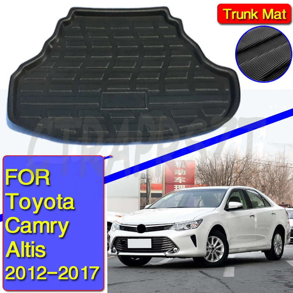 

Car Boot Mats For Toyota Camry 2012-2017 Waterproof Carpet Muds Car Trunk Mats Storage Pads Auto Interior Accessories