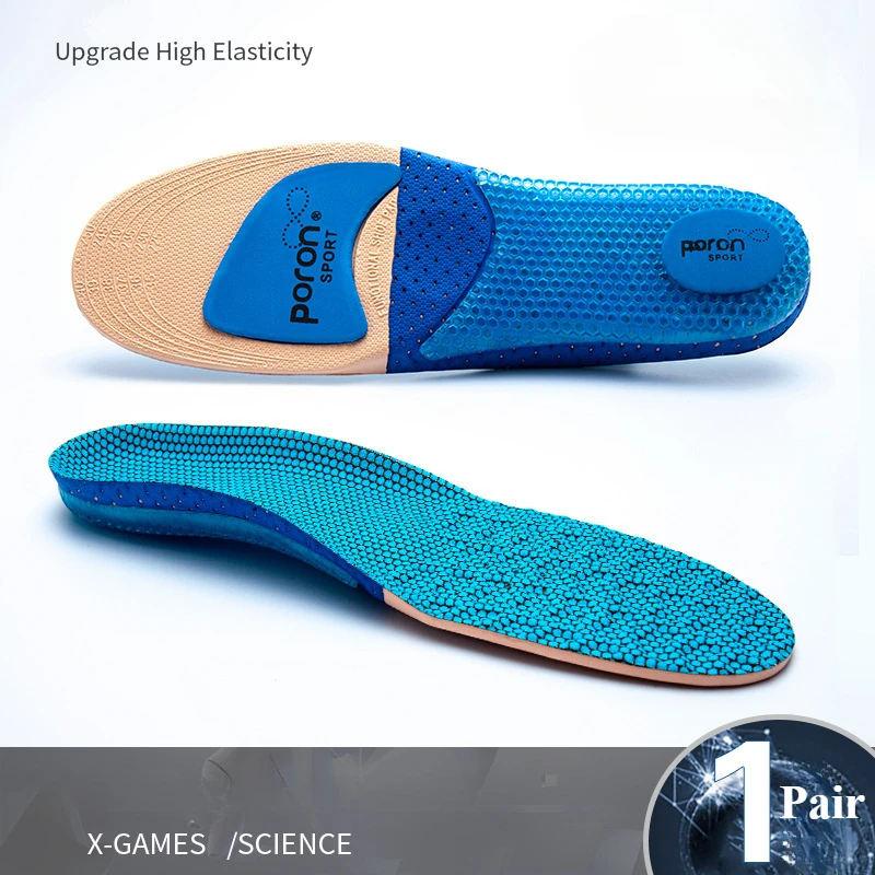 Sport Insoles for Men Women Arch Support Breathable Shock Absorption Shoes Pad Outdoor Running Feet Care Sneakers Sole Insoles