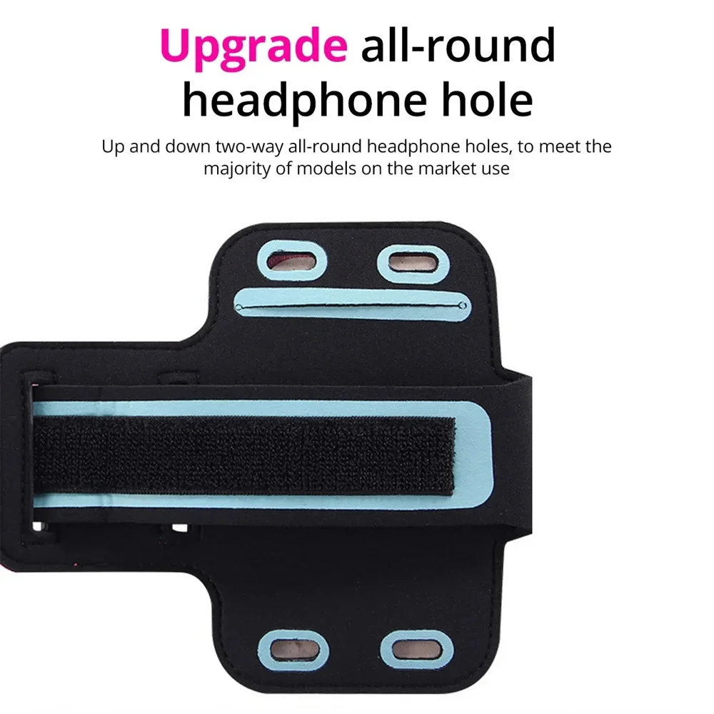 Mobile Phone Armband Outdoor Sports Gym Running Holder Arm Band Case For iPhone Samsung Xiaomi Huawei Breathable Phone Holder