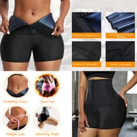 MISSMOLY sueur chaude Sauna culotte corps Shaper Shorts perte de poids minceur Shapewear taille formateur ventre contrôle Thermo Leggings 2