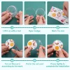 CLYAIYLC 3 inch  button badges with pins, transparent acrylic button badges with craft buttons, large photo button bad 2
