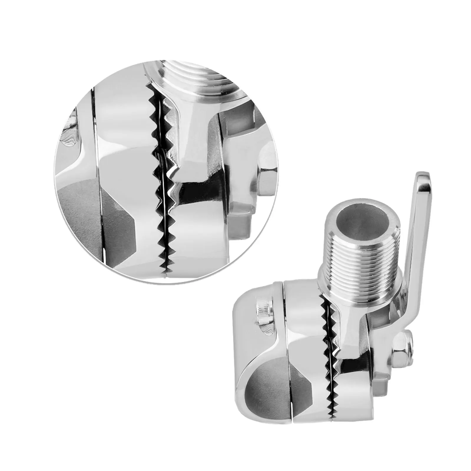 Stainless Steel Adjustable Antenna Mount for RV and Marine