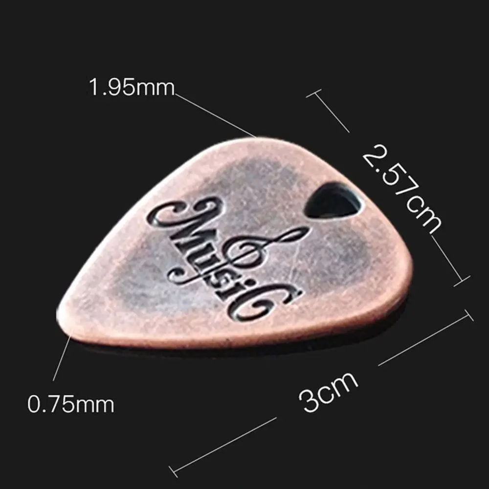 Metal Guitar Pick guitar picks Electric Guitar Bass Replacement Acoustic Picks Triangular Design Plectrum for Electric