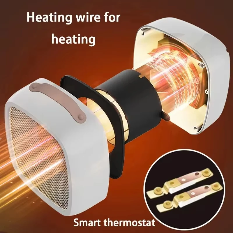 Xiaomi Portable Heater Small Space 500W Heater Fast Heating Lightweight Desktop Warm Air Heater Indoor Office Household 2024 NEW 4