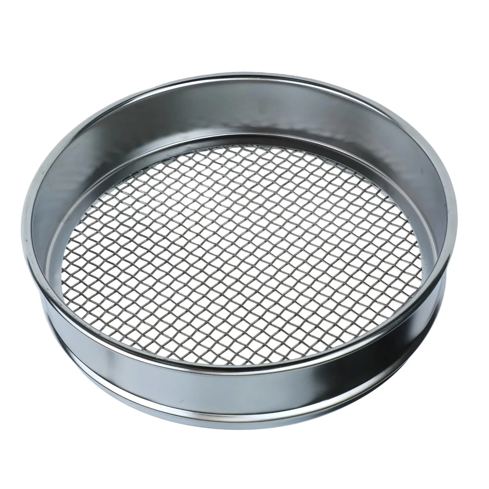 20cm Chrome Mesh Sieve for Sample Inspection 4 Mesh and 600 Mesh Stainless Steel Test Sieve for Laboratory and Industrial Use