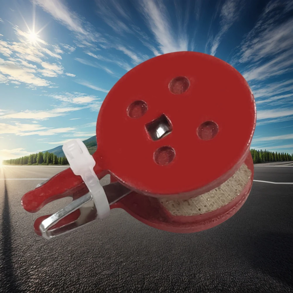 2pcs Mountain Bike Brake Pads Resin Semi-Metallic Bicycle Cycling Braking Disc