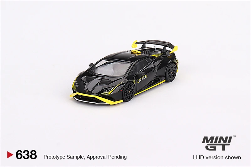 

(Pre-order) MINI GT 1:64 Lambo Huracán STO Nero Noctis black Diecast Model Car