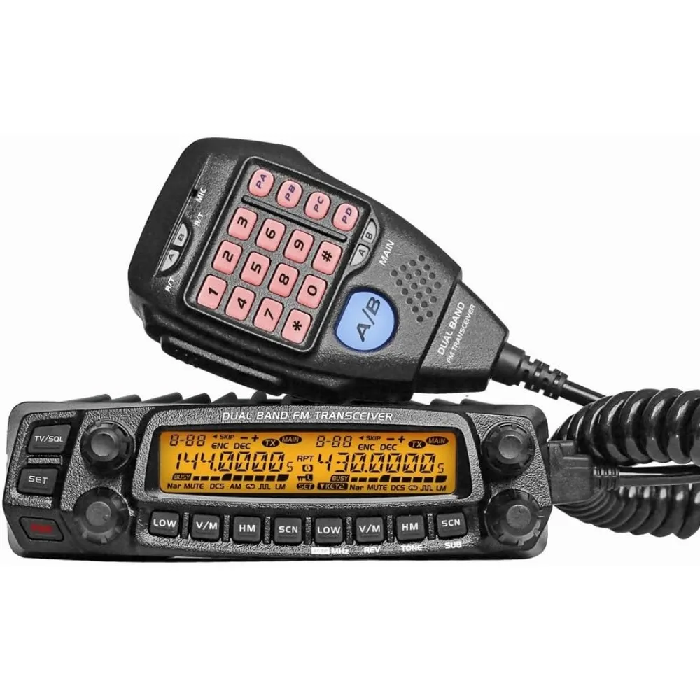 AnyTone Dual Band Mobile Transceiver VHF/UHF Transmitter Vehicle Radio AT-5888UV