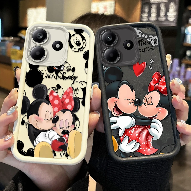 Mickey Minnie Soft Case For Xiaomi Redmi Note Pro Plus 11S 10S 15 15C 14C 13C 12C 10C A3 A3X 4G 5G Back Cover