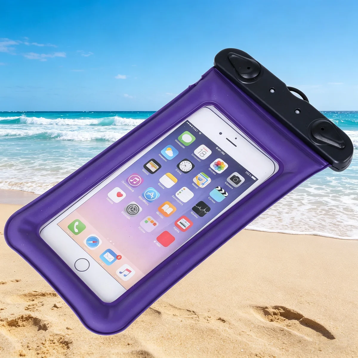 Waterproof Floating Phone Bag with Transparent Touch Screen Access