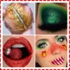 Christmas 18 color eye shadow plate sequins matte pearlescent eye shadow color party Christmas makeup 6