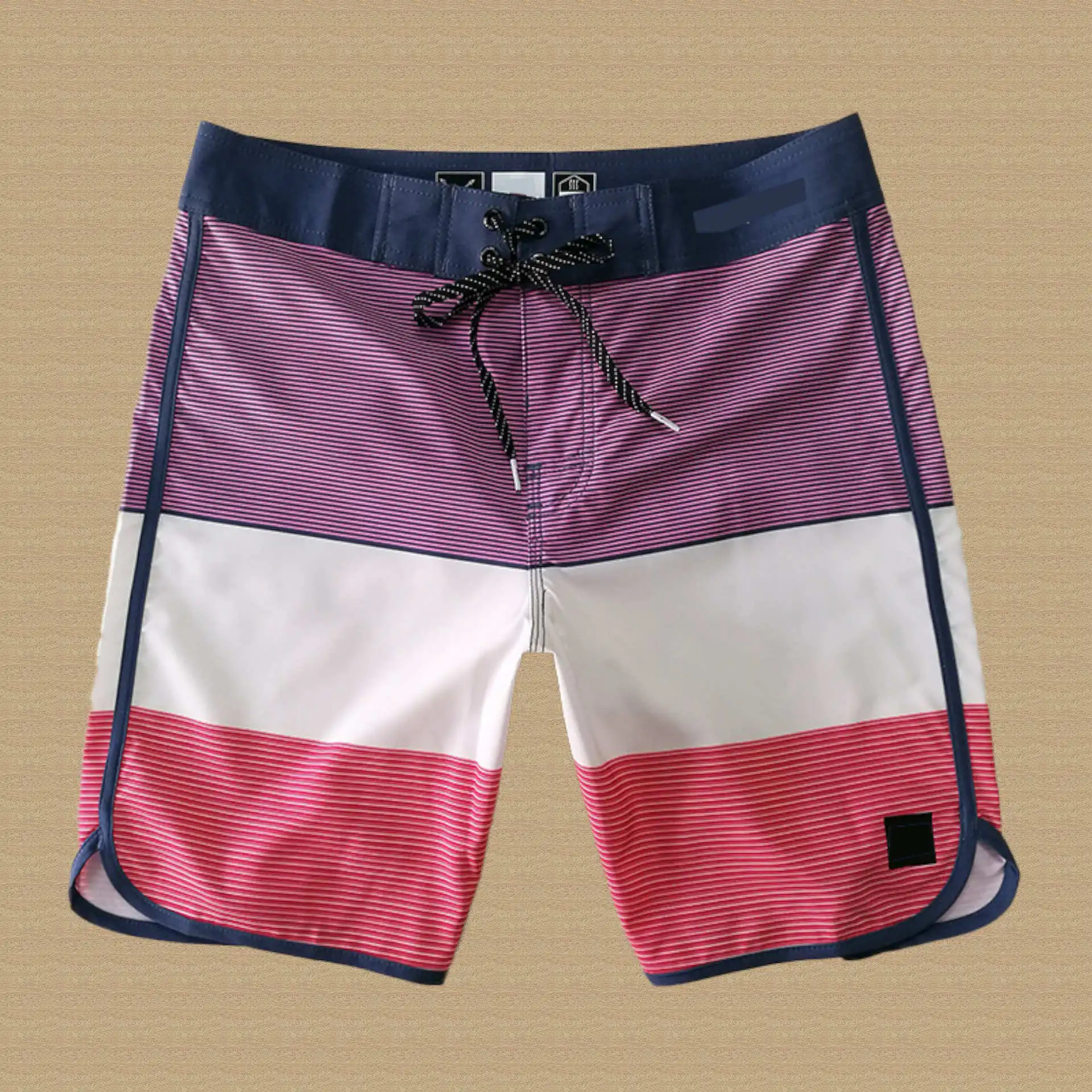 Men's Boardshorts Wholesale Drawstring Casual Waterproof Board Swim Trunks Beach  Shorts Swimming Surfing Summer Short Pants 2