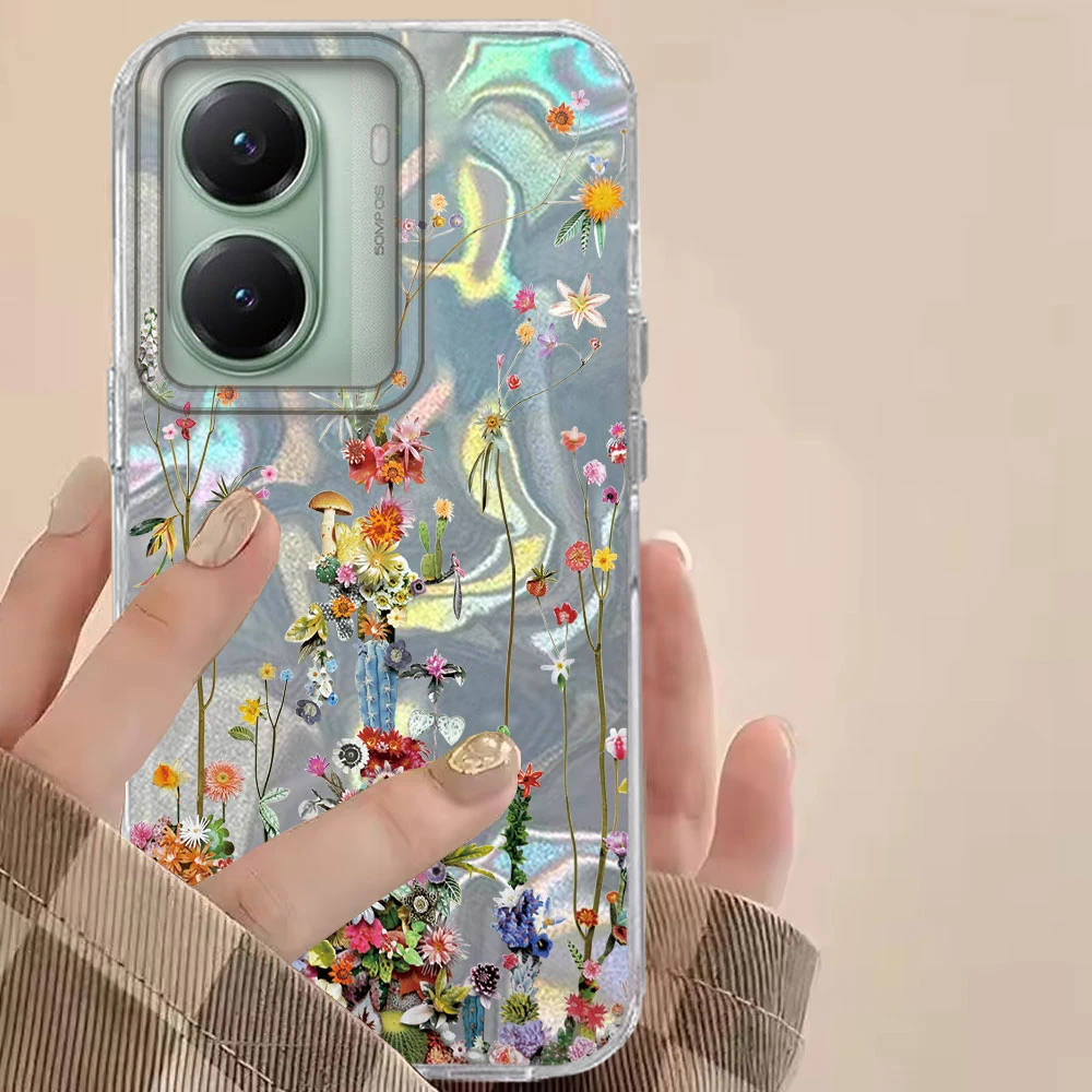 Purple Flower Rabbit Women's Phone Case Shell - Stylish and Popular Cover